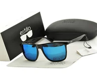 Okulary korekcyjne, oprawki, szkła - Przeciwsłoneczne męskie okulary lustrzanki z polaryzacją EST-409-10 Estillo - miniaturka - grafika 1