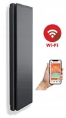 Grzejniki łazienkowe - Radialight Grzejnik pionowy elektryczny energooszczędny 750W - ICON 7 z modułem Wi-Fi, Antracyt, 95x45x11cm ICO07112 - miniaturka - grafika 1