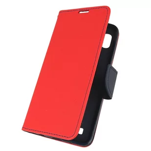 pokrowiec etui z klapką na magnes Fancy Case czerwono-granatowe do SAMSUNG Galaxy A10 - Etui i futerały do telefonów - miniaturka - grafika 1
