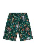 Spodnie i spodenki dla chłopców - Kenzo Kids szorty kąpielowe dziecięce kolor zielony - Kenzo kids - miniaturka - grafika 1