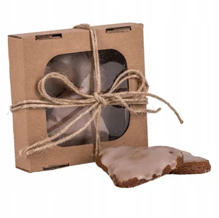 Pierniczki miodowe serce z lukrem 100g Natural - Ciastka - miniaturka - grafika 1