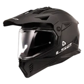 Kaski motocyklowe - Kask Adventure LS2 MX702 Pioneer Il Matowy CzarnyXXXL - miniaturka - grafika 1