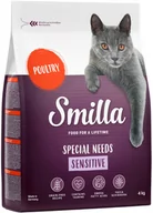 Sucha karma dla kotów - Smilla Adult Sensitive, bez zbóż, drób - 2 x 10 kg Dostawa GRATIS! - miniaturka - grafika 1