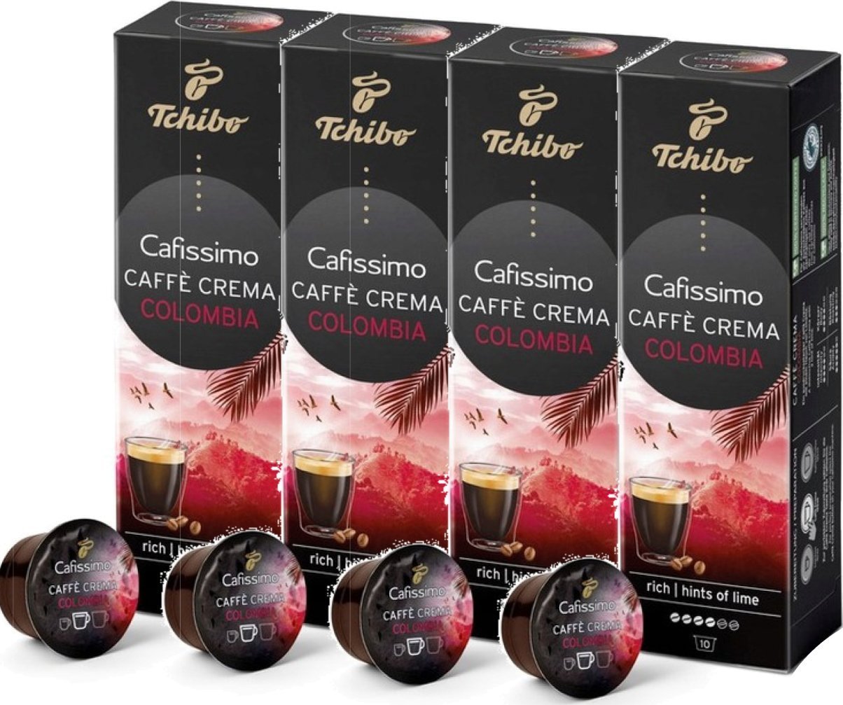 Tchibo Kapsułki Cafissimo Caffe Crema Colombia 4x10 szt.