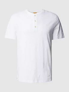 T-shirt z wyhaftowanym logo - Koszulki męskie - miniaturka - grafika 1