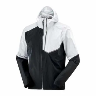Kurtka Salomon Bonatti Trail Deep Black / White - Kurtki i kamizelki sportowe damskie - miniaturka - grafika 1