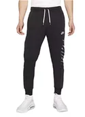Spodnie męskie - Nike Męskie spodnie dresowe Nike Sportswear Noir/Noir/Gris Particule/Blanc S - miniaturka - grafika 1