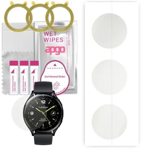 3x folia ochronna hydrożelowa MATOWA do Xiaomi Watch 2 - apgo Smartwatch Hydrogel MATTE Protection Ochrona na ekran smartwatcha - Akcesoria do smartwatchy - miniaturka - grafika 1