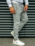 Spodnie sportowe męskie - Spodnie męskie dresowe szare Recea - miniaturka - grafika 1