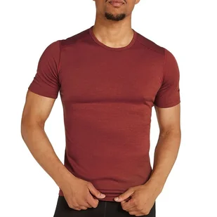 Koszulka Icebreaker Merino 200 Oasis 10450901C1 - czerwona - Koszulki męskie - miniaturka - grafika 1