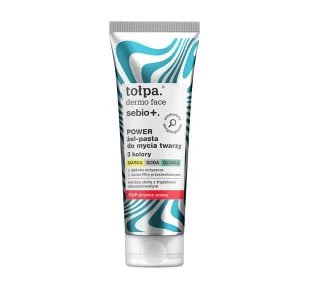 Tołpa Dermo Face Sebio+ Power żel pasta do mycia twarzy 100ml - Żele do mycia twarzy - miniaturka - grafika 1