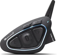 Akcesoria motocyklowe - Midland BTX2 Pro S LR Pojedyncze C1414.02, Domofon Motocykl Bluetooth Pojedynczy, Wodoodporne Słuchawki Kask IPX6, Redukcja Szumów, Do 8 Osób, Bateria 23h, Zakres 1.6Km, Zintegrowane Radio FM - miniaturka - grafika 1