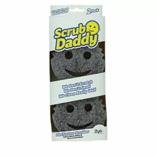 Scrub Daddy Magiczna Gąbka Grey Twin Pack - Ściereczki, gąbki, czyściki - miniaturka - grafika 1