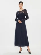 Sukienki - Vila Sukienka koktajlowa 14092774 Granatowy Regular Fit - miniaturka - grafika 1