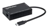 Akcesoria do serwerów - Manhattan 153508 Konwerter USB-C 3.2 Gen1 na slot SFP dla modułu optycznego - miniaturka - grafika 1