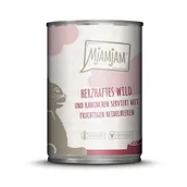 Mokra karma dla kotów - MjAMjAM mokra karma dla kota dorosłego 6x400 g Dziczyzna i królik - miniaturka - grafika 1