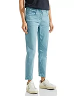 Spodnie damskie - CECIL Damskie spodnie jeansowe B376700 Slim, Adriatic Blue, 28, Adriatic Blue, 28W / 28L - miniaturka - grafika 1