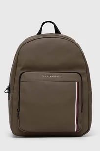 Tommy Hilfiger plecak męski kolor zielony duży gładki - Plecaki - miniaturka - grafika 1