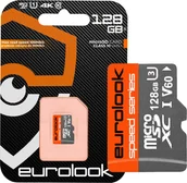 Karty pamięci - Karta Eurolook Karta Pamięci Micro SD Class 10 128 GB EUROLOOK - miniaturka - grafika 1