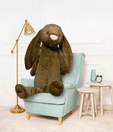 Maskotki i pluszaki - DUŻY MIŚ PLUSZOWY KRÓLIK FIGO PRZYTULANKA MASKOTKA 160cm OLIWKOWY - miniaturka - grafika 1