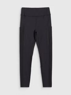 Damskie legginsy treningowe 4F 4FWSS25TFTIF304 - czarne - Legginsy - miniaturka - grafika 1