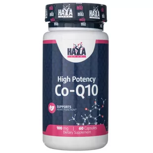 Haya Labs, Koenzym Q10 100 mg - 60 kapsułek - Witaminy i minerały - miniaturka - grafika 1