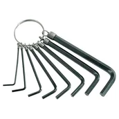 Klucze i nasadki - MEGA Klucze imbusowe komplet 8 sztuk, na kółku - miniaturka - grafika 1