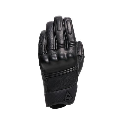 DAINESE - Folgor Gloves skórzane rękawice motocyklowe, męskie, czarne/czarne, S