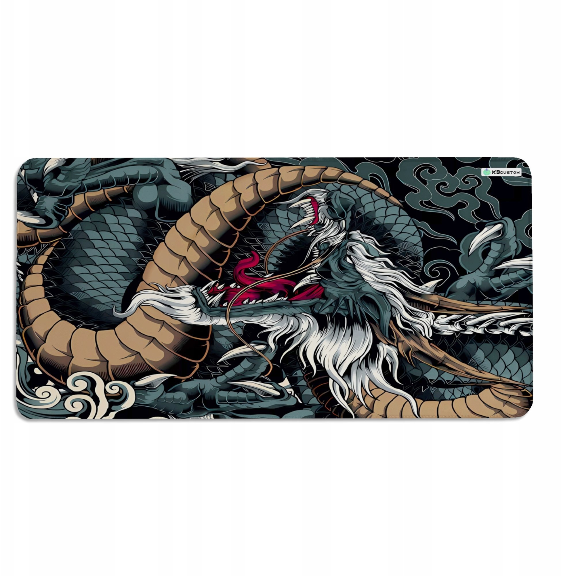 Podkładka KBcustom DUŻA PODKŁADKA MATA POD MYSZKĘ MYSZ 100x50 XXXL KBcustom Biurko Dragon 89