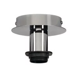 SLV SPOTLINE FENDA sufitowa E27 chrom bez abażura 155552 - Lampy sufitowe - miniaturka - grafika 2