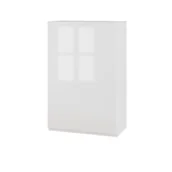 Meble kuchenne - Rimini Szafka Wisząca Wysoka Lewa G-60-H92 Biały Połysk - miniaturka - grafika 1