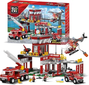 Klocki Blocki MyFire Brigade Posterunek Straży Pożarnej 881 el. 6+ - Klocki - miniaturka - grafika 1