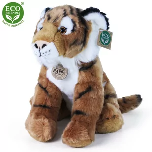 Pluszowy tygrys siedzący 30 cm ECO-FRIENDLY - Maskotki i pluszaki - miniaturka - grafika 1