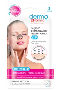 Dermo Pharma Oczyszczające plastry na nos - Patch Oczyszczające plastry na nos - Patch - Pozostałe kosmetyki do pielęgnacji twarzy - miniaturka - grafika 1