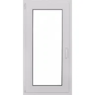 Okna - Okno PCV 2-szybowe fasadowe O11 Białe 565 x 1135 mm otwierane do wewnątrz lewe - miniaturka - grafika 1