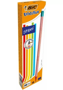BIC ołówek automatyczny Evolution 646 HB z gumka, pudełka po 12 sztuk, posortowane pod względem koloru 3086123278189 - Ołówki - miniaturka - grafika 2