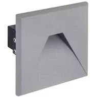 Lampy ścienne - Ideus oczko ścienne schodowe LED Kurs D 1,6W 75lm 4000K szare IP54 03907 03907 - miniaturka - grafika 1
