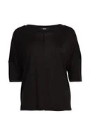 Koszulki i topy damskie - ESPRIT T-shirt damski, 001/Black, M - miniaturka - grafika 1
