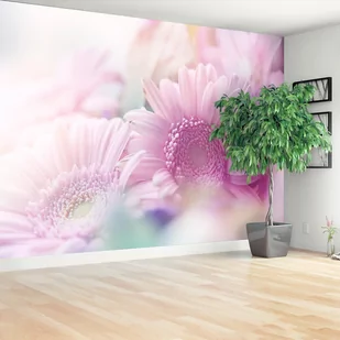 Fototapeta Różowe kwiaty - Fototapety - miniaturka - grafika 1