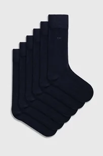 Calvin Klein skarpetki 6-pack męskie kolor granatowy 701220505 - Skarpetki męskie - miniaturka - grafika 1