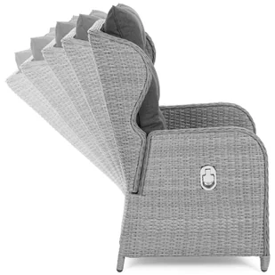 Zestaw mebli ogrodowych HOME &amp; GARDEN Sofia 376548 Szary - Meble ogrodowe - miniaturka - grafika 3