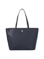 Torebki damskie - Tommy Hilfiger Damska torba Essential Sc Tote Corp, niebieska, jeden rozmiar, niebieski (Kosmiczny Błękit), Jeden rozmiar, TH ESSENTIAL SC TOTE CORP - miniaturka - grafika 1