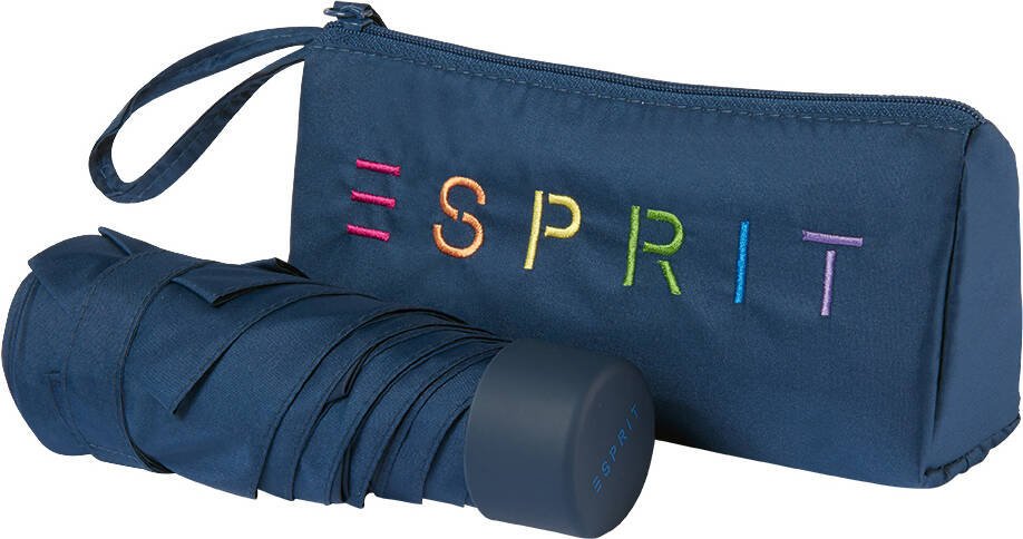 Parasol Esprit Ultra Mini Pouch Colorful Logo Sailor Blue