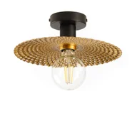 Lampy sufitowe - ONLI - Lampa sufitowa GOLDEN 1xE27/22W/230V śr. 28 cm złota/czarna - miniaturka - grafika 1