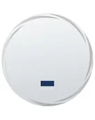 Lustra - Lustro ścienne LED z głośnikiem Bluetooth  60 cm srebrne TANAY - miniaturka - grafika 1