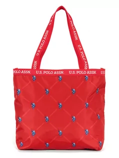 Torebki damskie - U.S. Polo Assn. Torebka "Sport Chic" w kolorze czerwonym - 30 x 32 x 10 cm - grafika 1