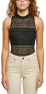 Urban Classics Damskie body Crochet Jersey Turtleneck Body dla kobiet, dostępne w kolorze czarnym, rozmiary XS - 5XL, czarny, XXL - Body - miniaturka - grafika 1