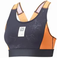 Bielizna sportowa damska - Biustonosz damski Puma  Run First Mile High Impact Bra Parisian Night L - miniaturka - grafika 1
