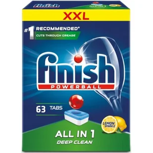 FINISH Tabletki All-in-1 Max 63 cytrynowe - Środki do zmywarek - miniaturka - grafika 1