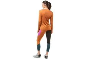 RONHILL Legginsy biegowe damskie TECH CROP TIGHT deep lagoon/thistle - Spodnie sportowe damskie - miniaturka - grafika 5